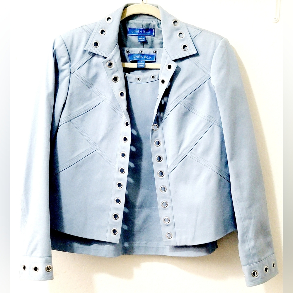 Y2K Linea Blu 2 Piece Blazer/Tank
